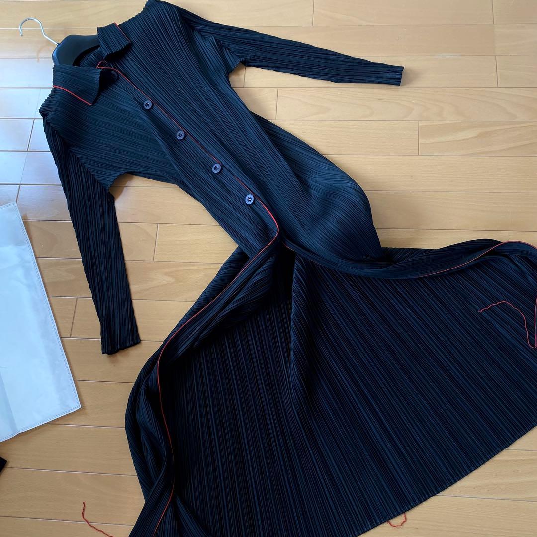 PLEATS PLEASE ロングコート　ドレス　ワンピース
