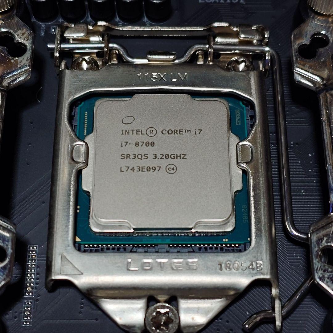 Intel CPU Core i7 8700 　【動作確認済】