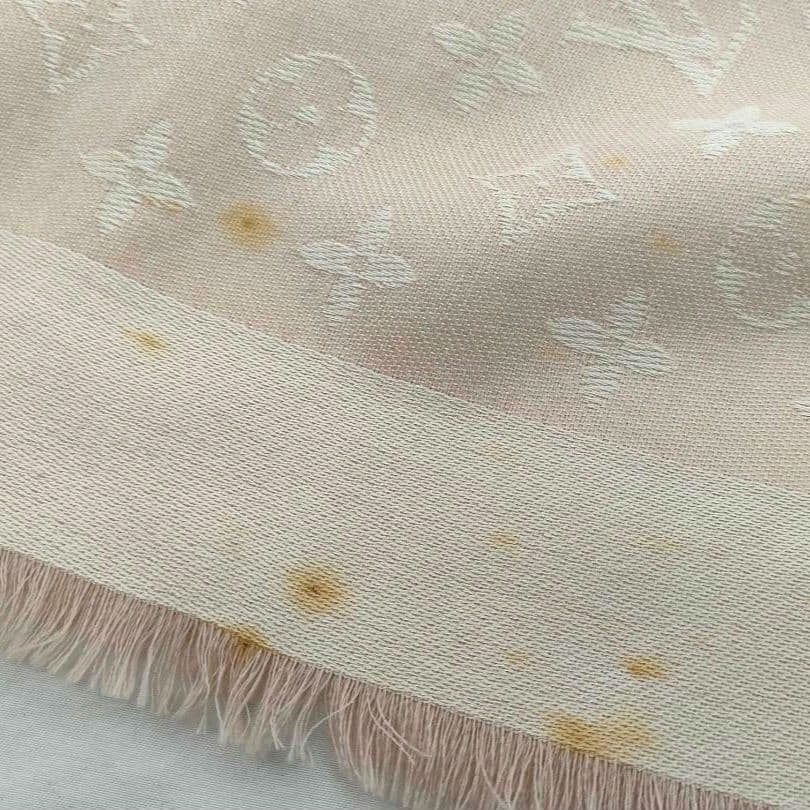 LOUIS VUITTON 大判ストール モノグラム 140cm ピンク n26