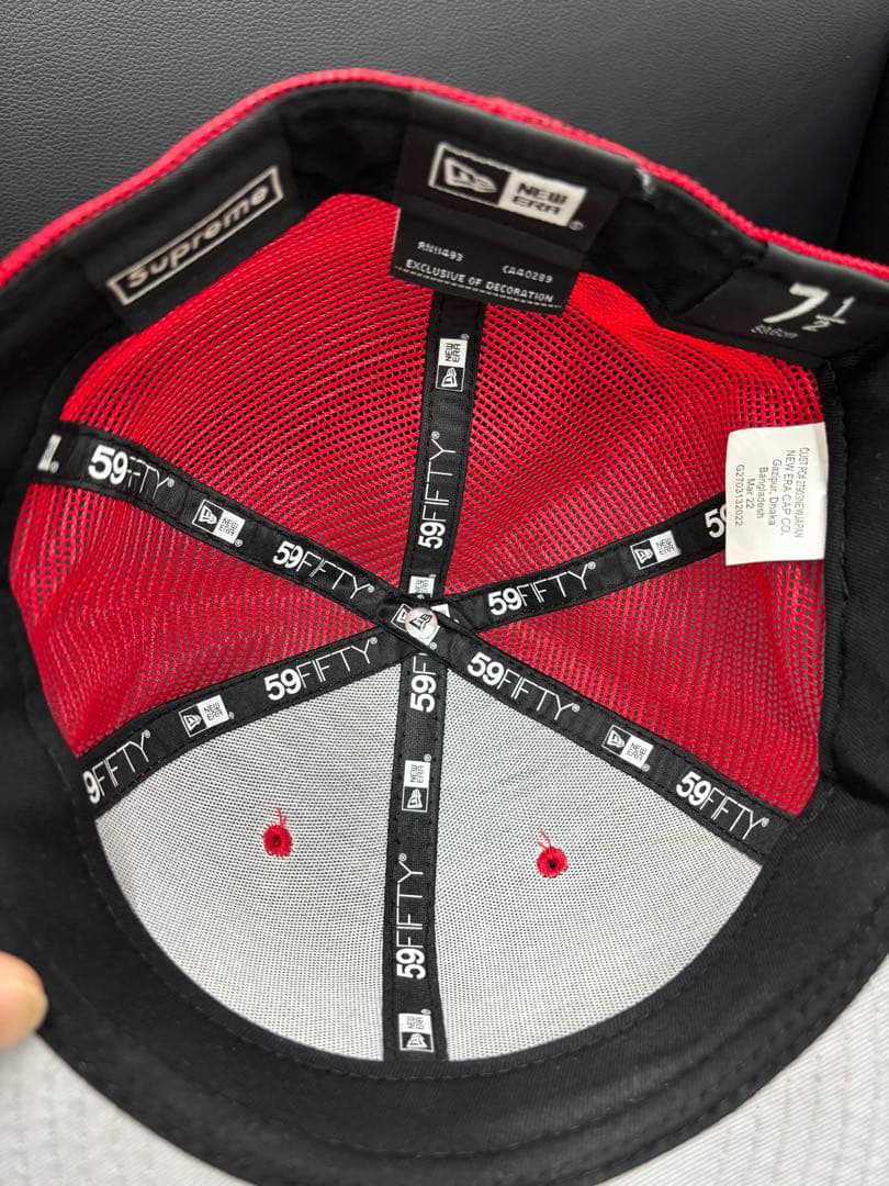 New Era×Supreme 59FIFTY キャップ 7 1/2