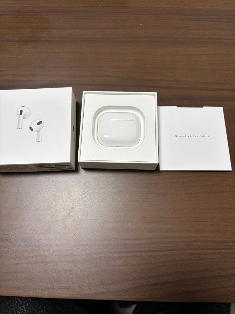 Air Pods 3 両耳、ケース【箱、ケーブル付き】