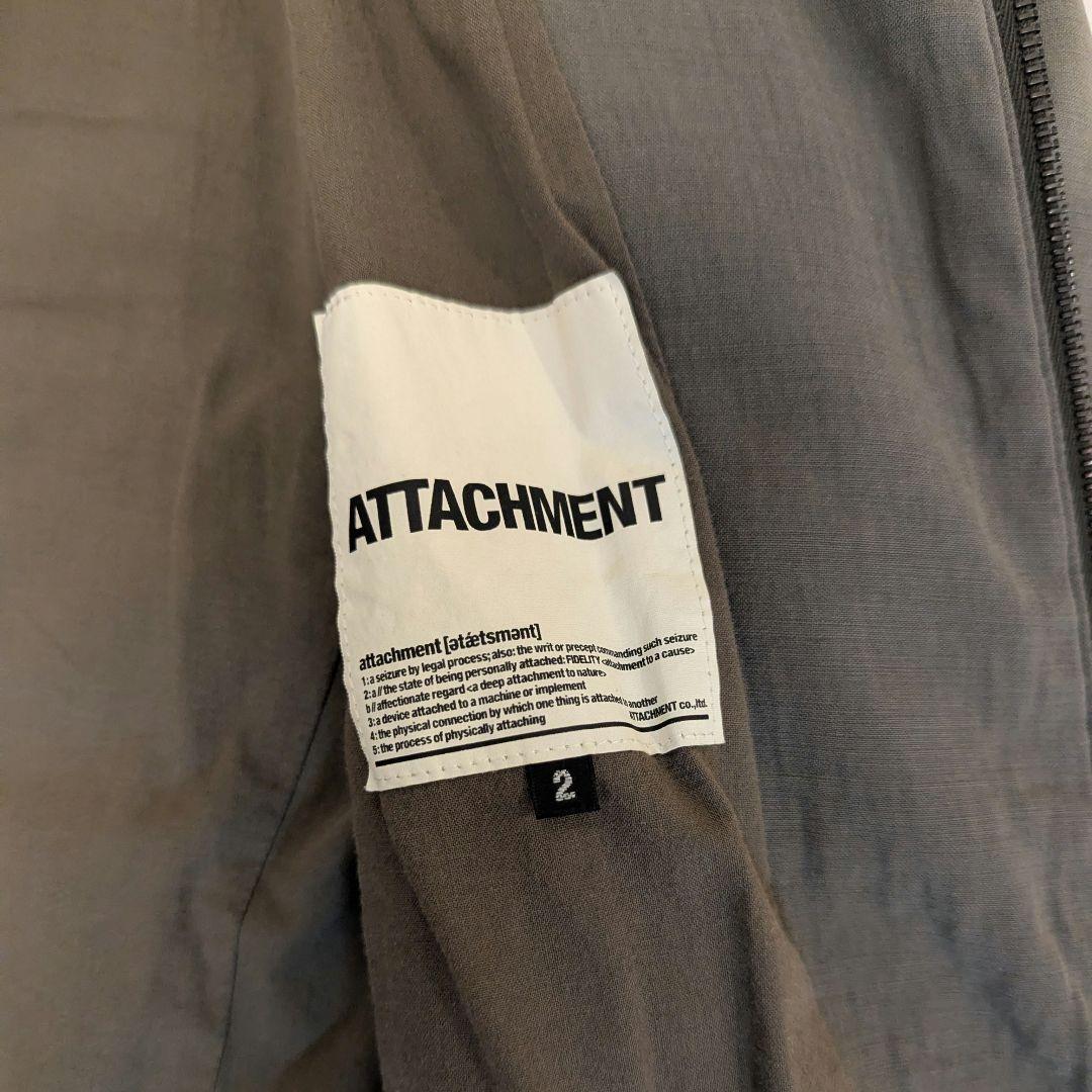 名作 ATTACHMENT 硫化染め コットン フライトジャケット グレー系 2