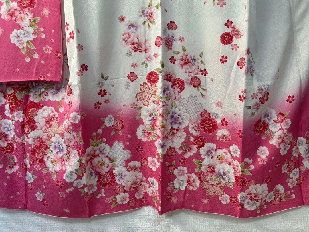 【 最終値下げ 】 豪華振袖５点セット！！　刺繍　花柄　着物スキ倶楽部　１９１