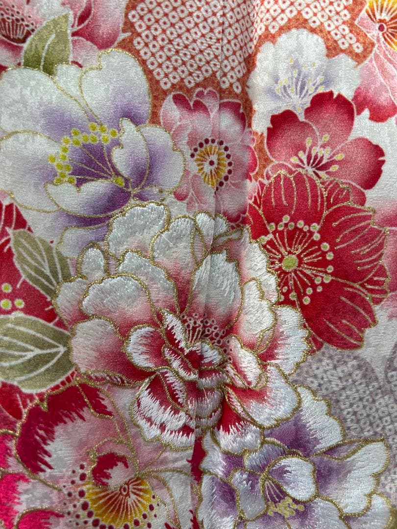 【 最終値下げ 】 豪華振袖５点セット！！　刺繍　花柄　着物スキ倶楽部　１９１