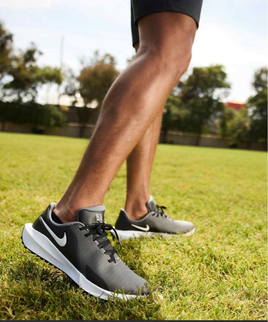 Nike ゴルフシューズ グレー/ブラック25cm