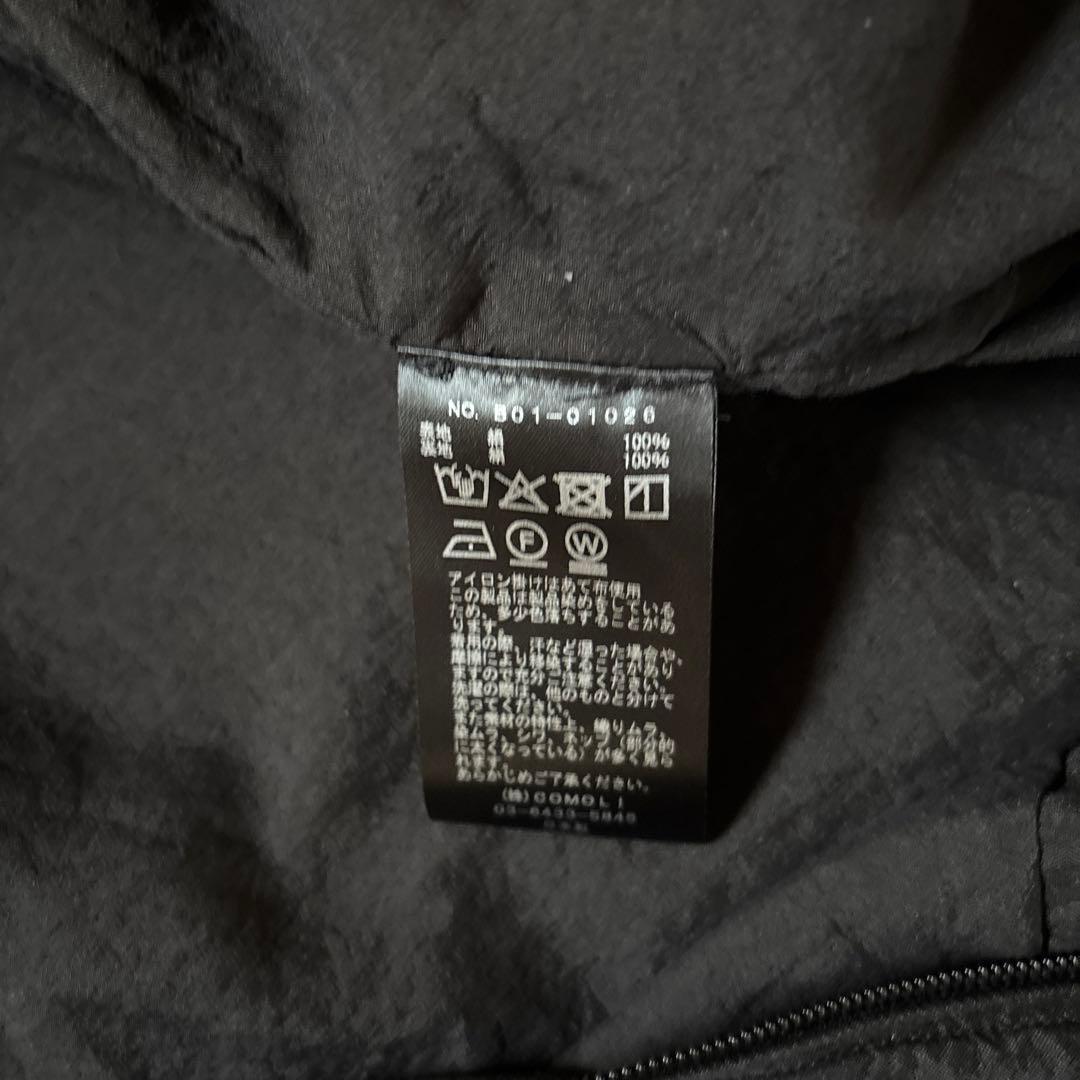 COMOLI シルク製品染ブルゾン
