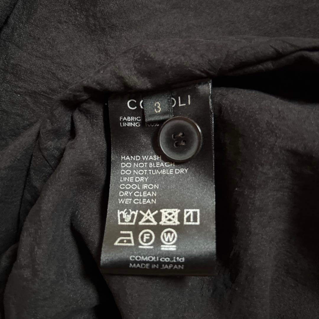 COMOLI シルク製品染ブルゾン