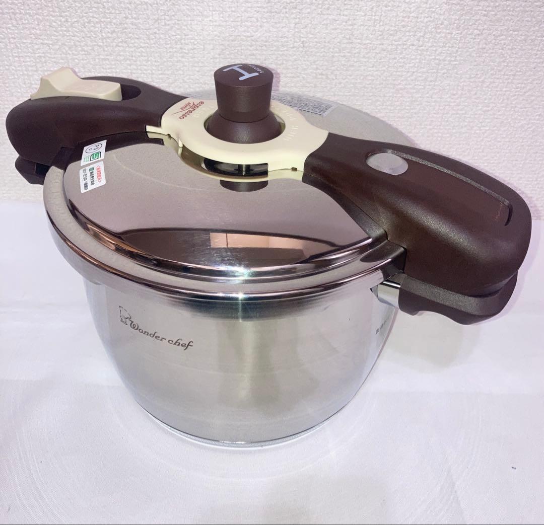 新品　ワンダーシェフ 魔法のクイック料理 エスプレッソスリッタ 5.5L