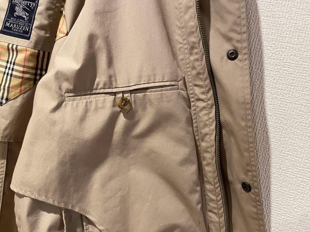 イングランド製 Vintage BURBERRY フーデッド コート