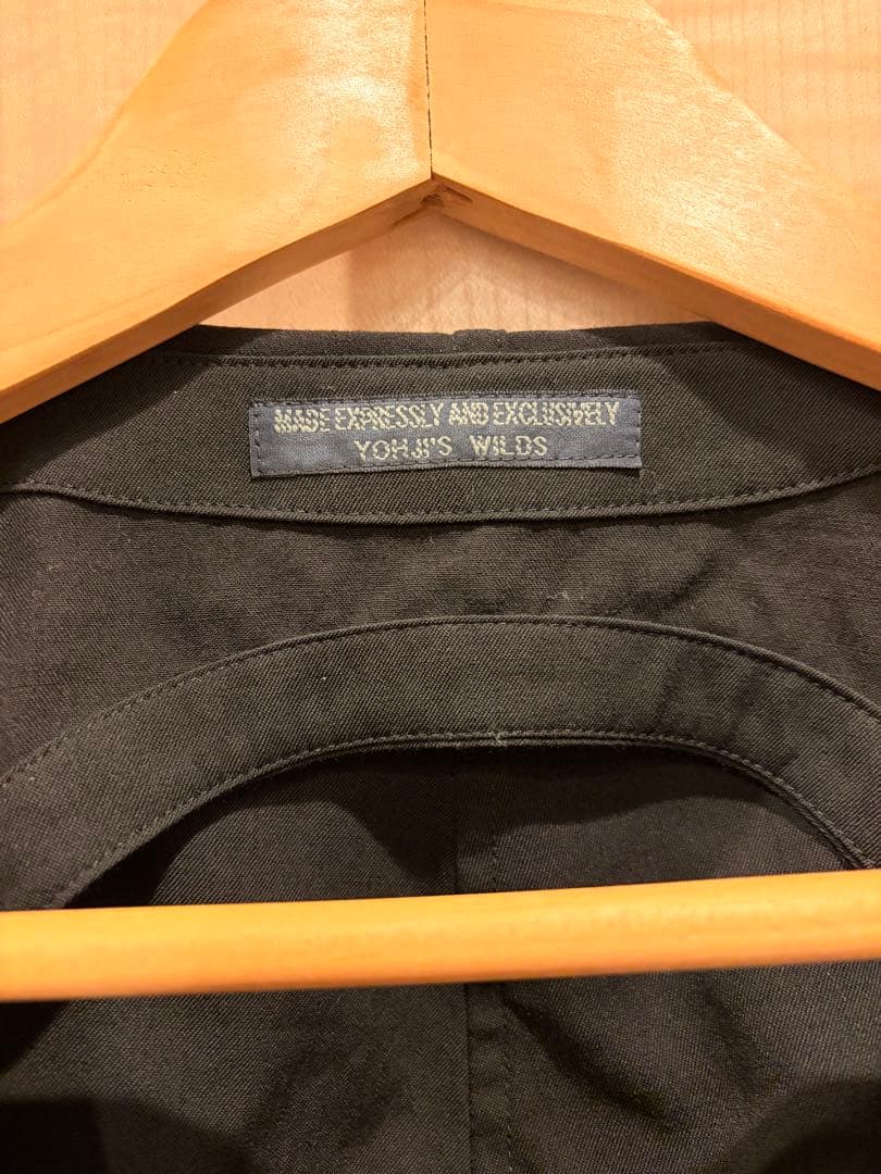 Yohji Yamamoto フード付き黒ベスト