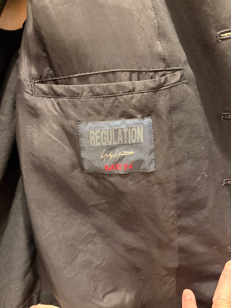 Yohji Yamamoto フード付き黒ベスト