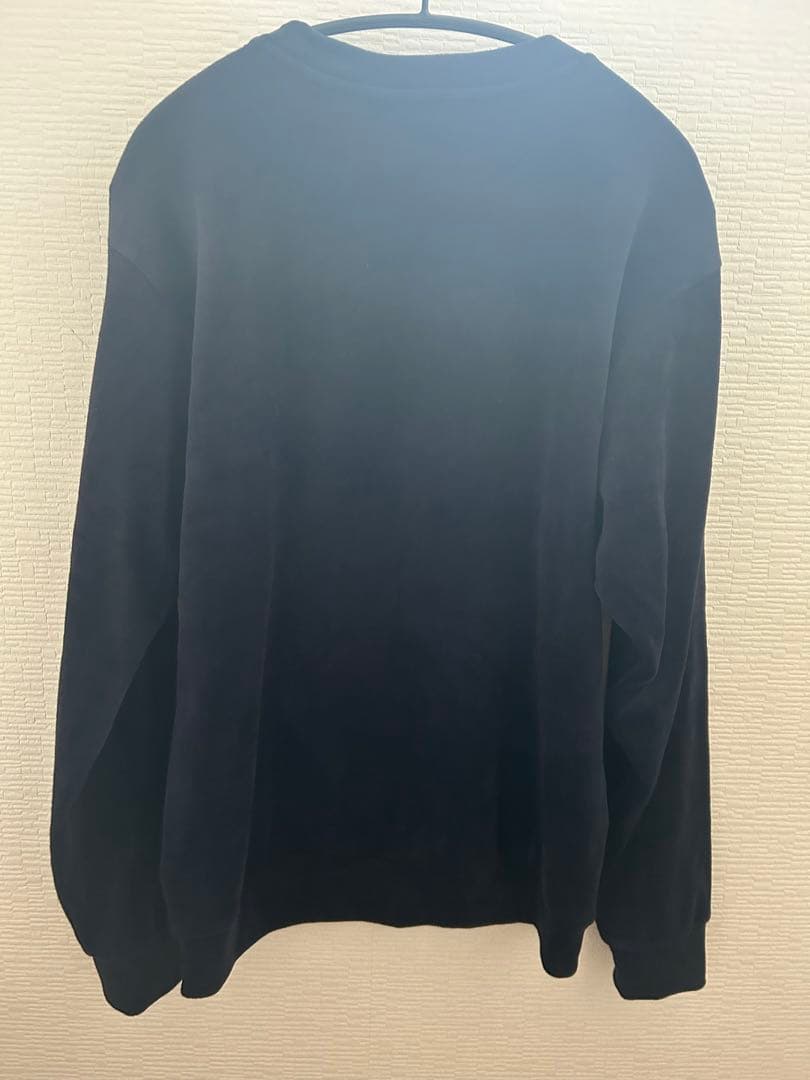 TENTIAL バクネ　ベロア　スウェット ネイビー Sサイズ