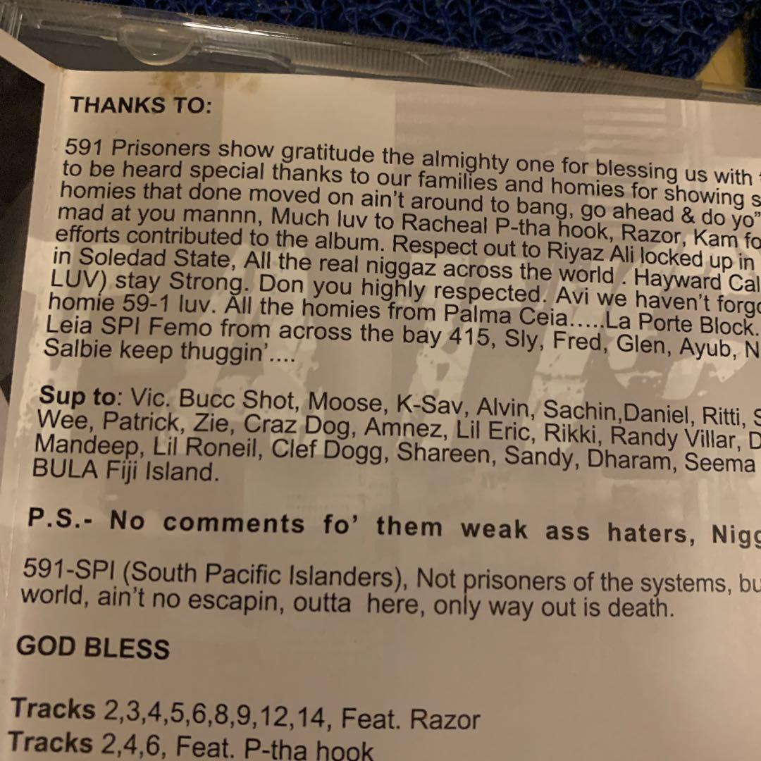 洋楽 g-rap 591 PRISONERS HAYSTATIC
