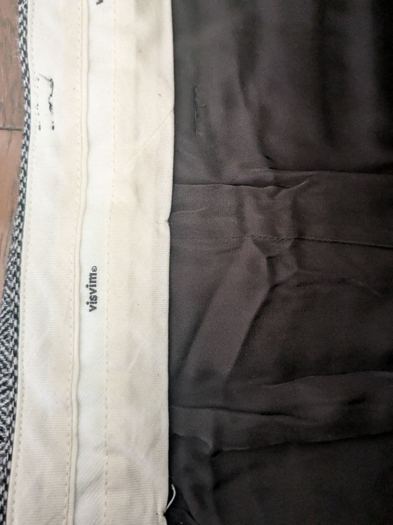 visvim 24fw russo pants ヘリンボーン ツイード　4