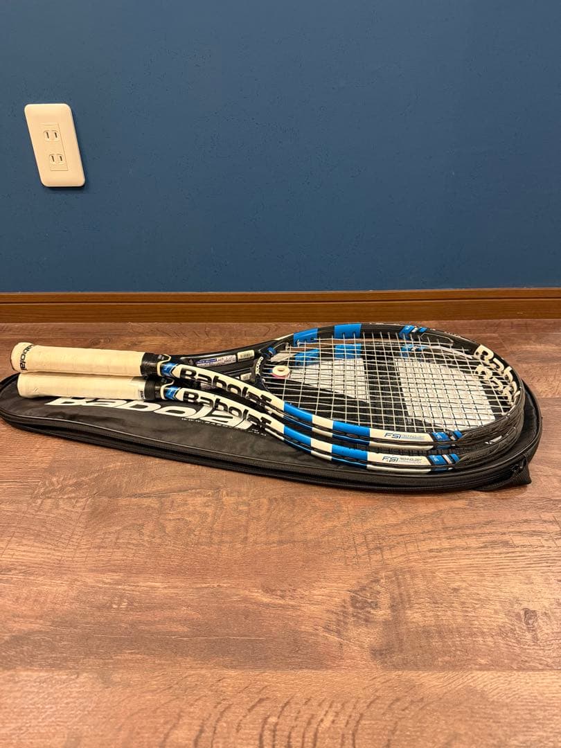 Babolat Pure Drive テニスラケット2本セット ケース付き