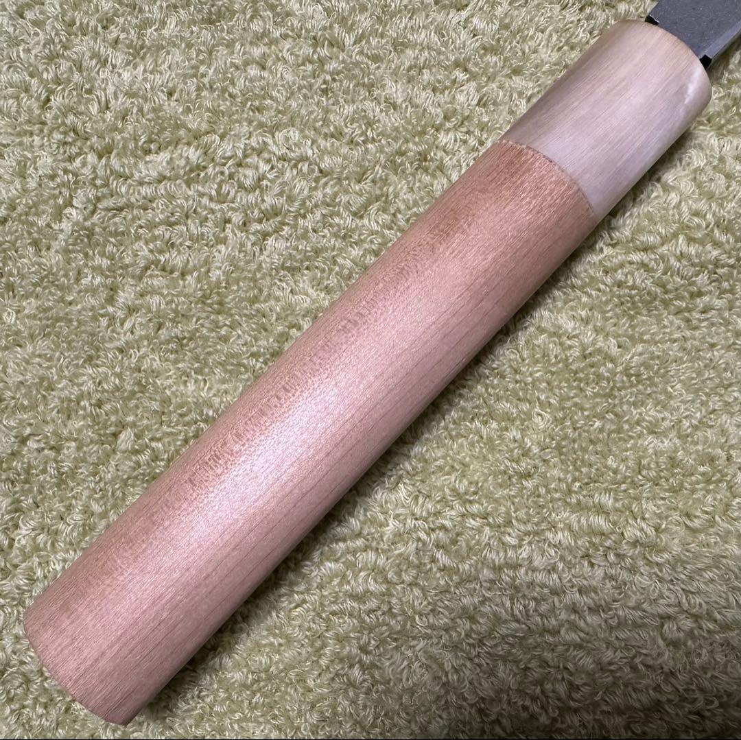 正本総本店 柳刃 包丁 240mm 8寸 片刃 右利き用 青二鋼 白水牛柄 新品