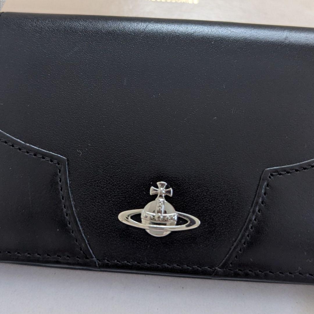 Vivienne Westwood ブラック レザー 名刺入れ カード入れ