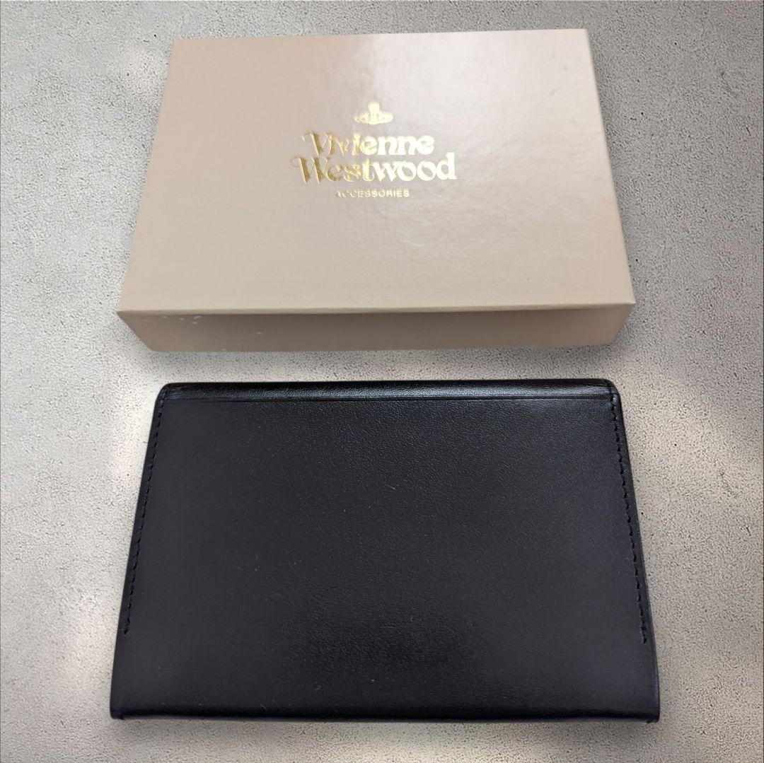Vivienne Westwood ブラック レザー 名刺入れ カード入れ