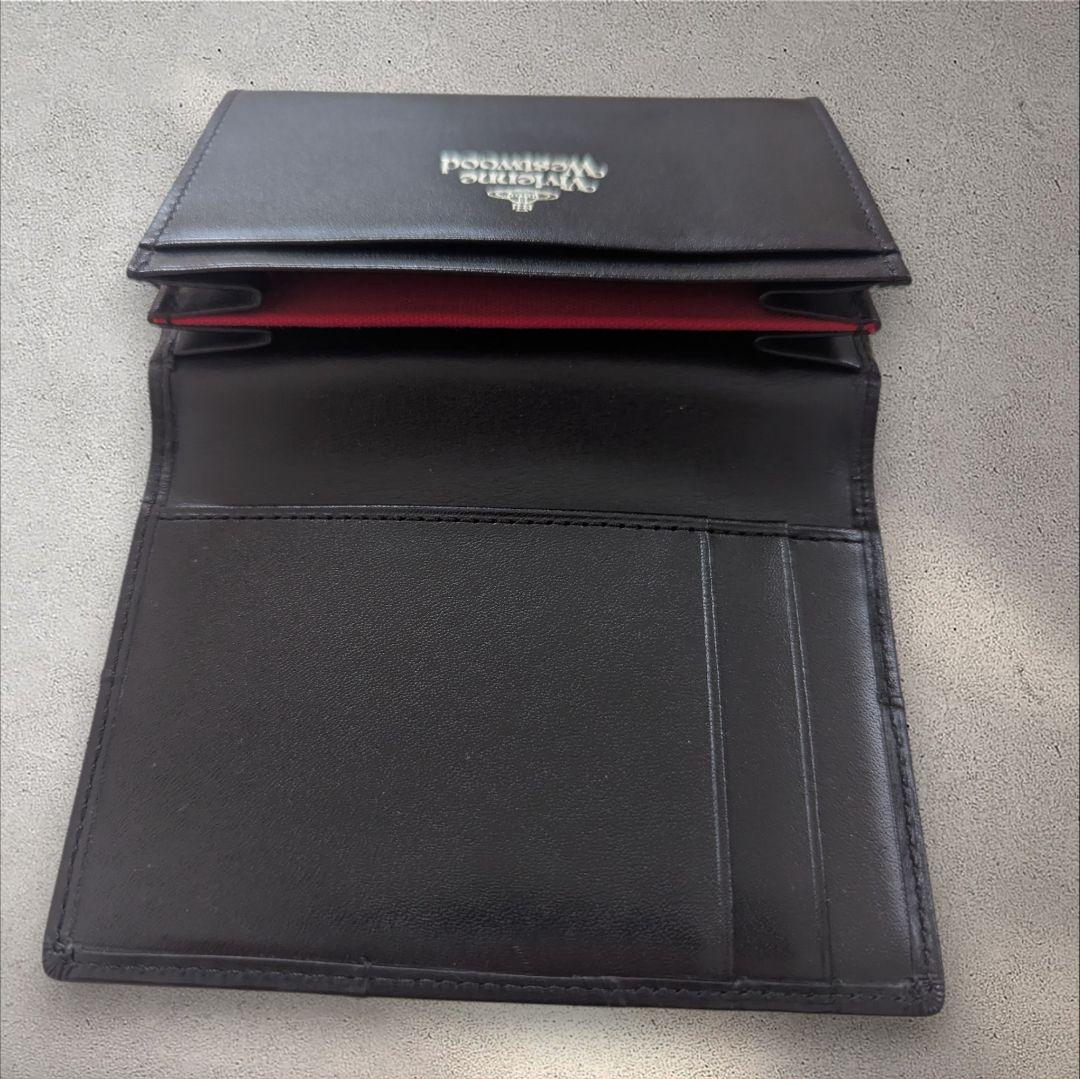 Vivienne Westwood ブラック レザー 名刺入れ カード入れ