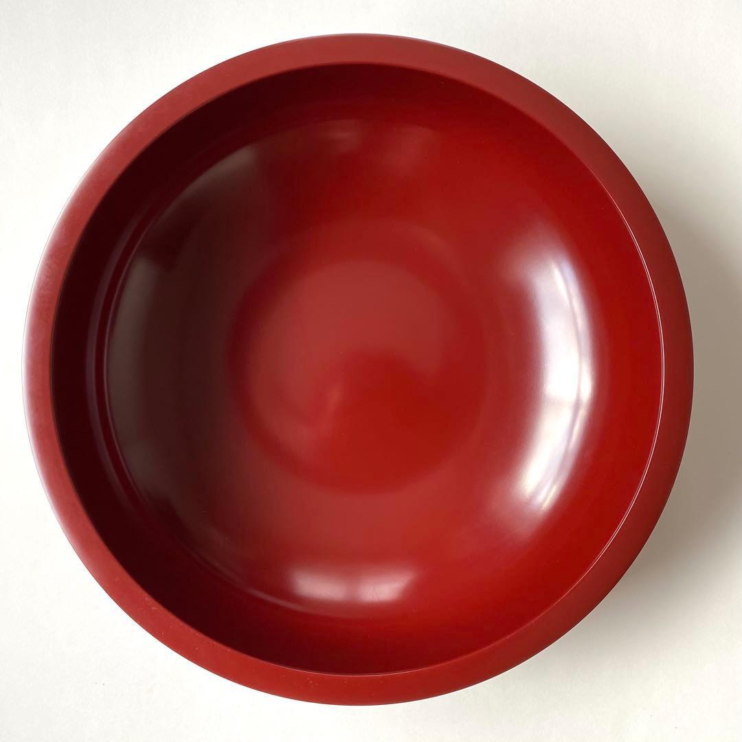 素晴らしい質感　安い！　蕎麦うどん　こね鉢　銀朱　日本製　41.5cm　新品同様