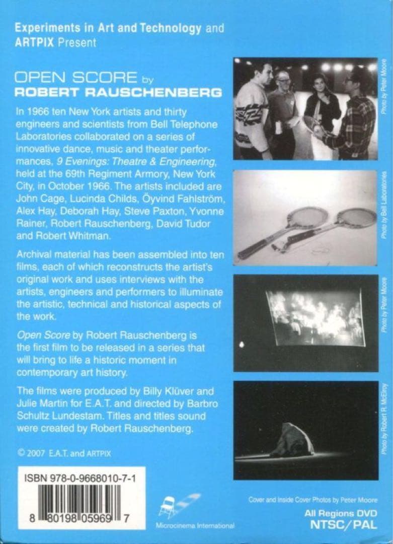 ミュージック DVD Robert Rauschenberg - Open Score