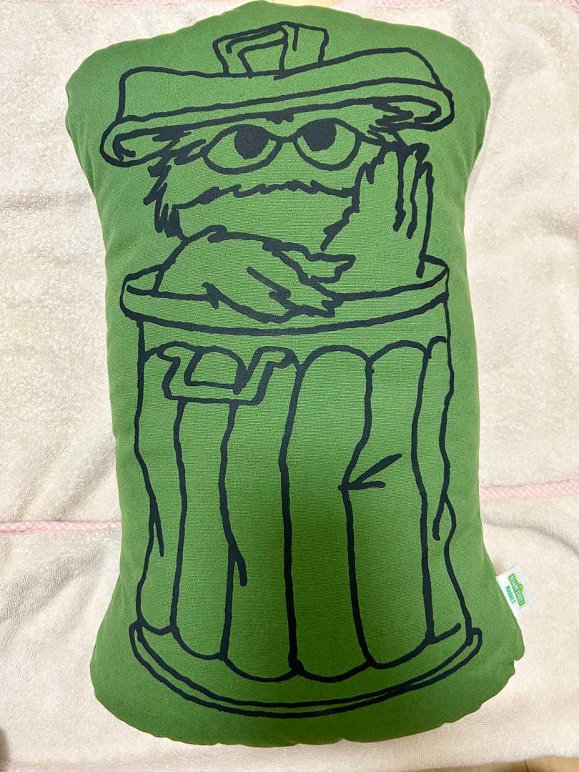 クッキーモンスター タグ付きブランケットセット