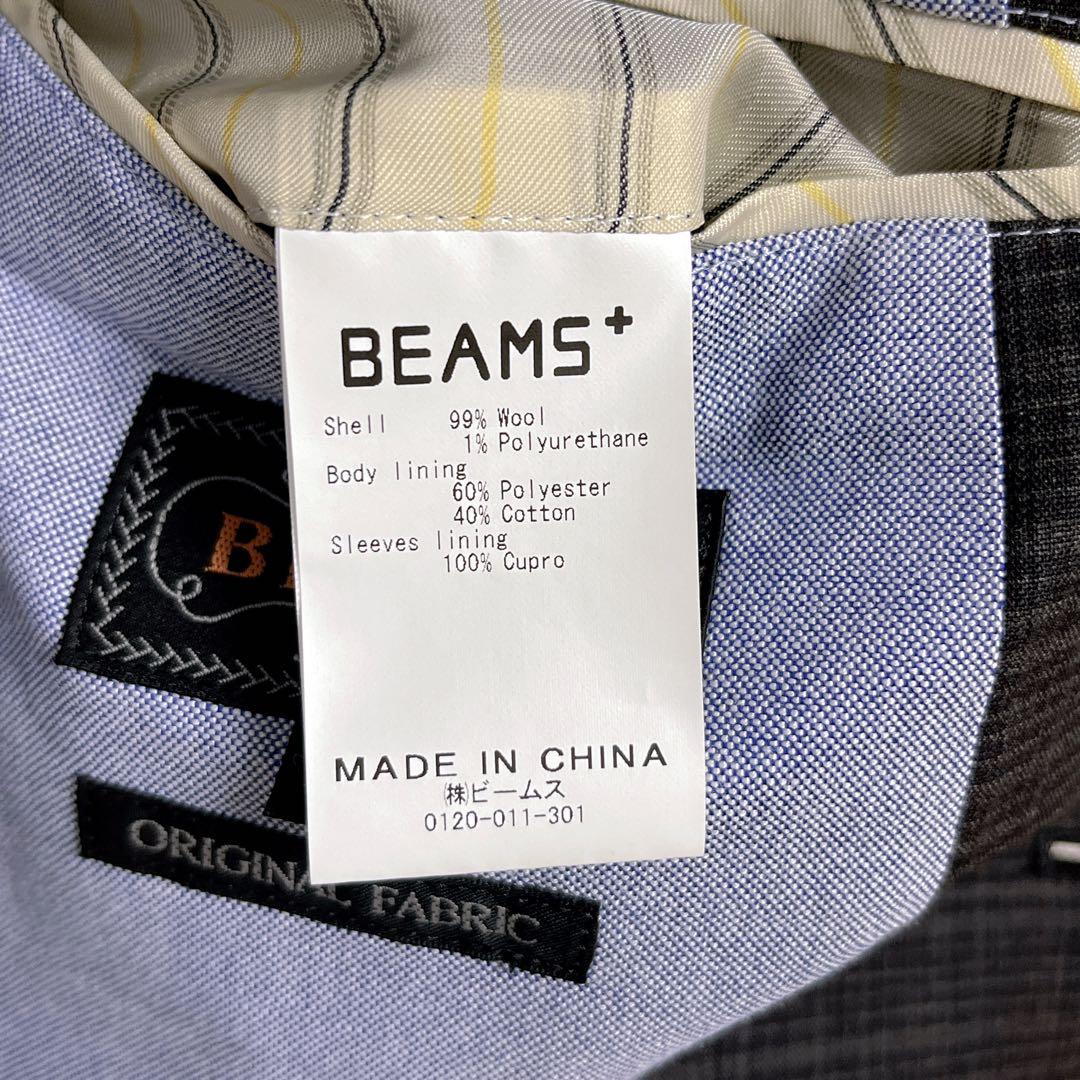 (最終)BEAMS PLUS / 3ボタン ウール チェック ジャケット