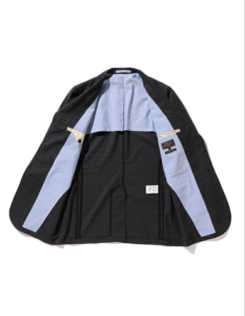 (最終)BEAMS PLUS / 3ボタン ウール チェック ジャケット