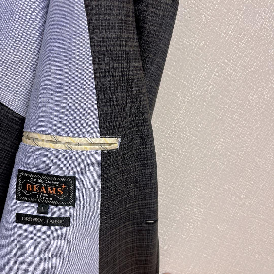 (最終)BEAMS PLUS / 3ボタン ウール チェック ジャケット