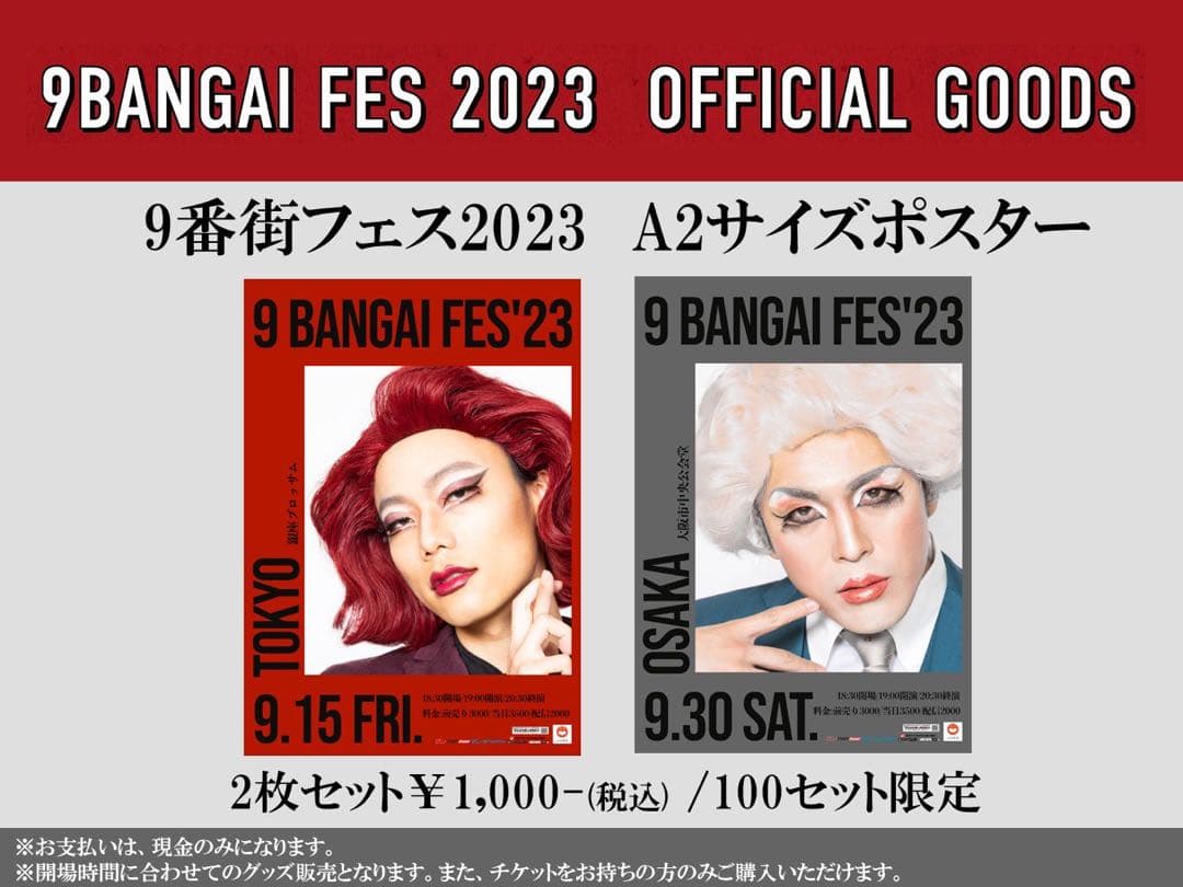 カメコ❁⃘*.゜9番街レトロ 2022 2023 フェス ポスターセット