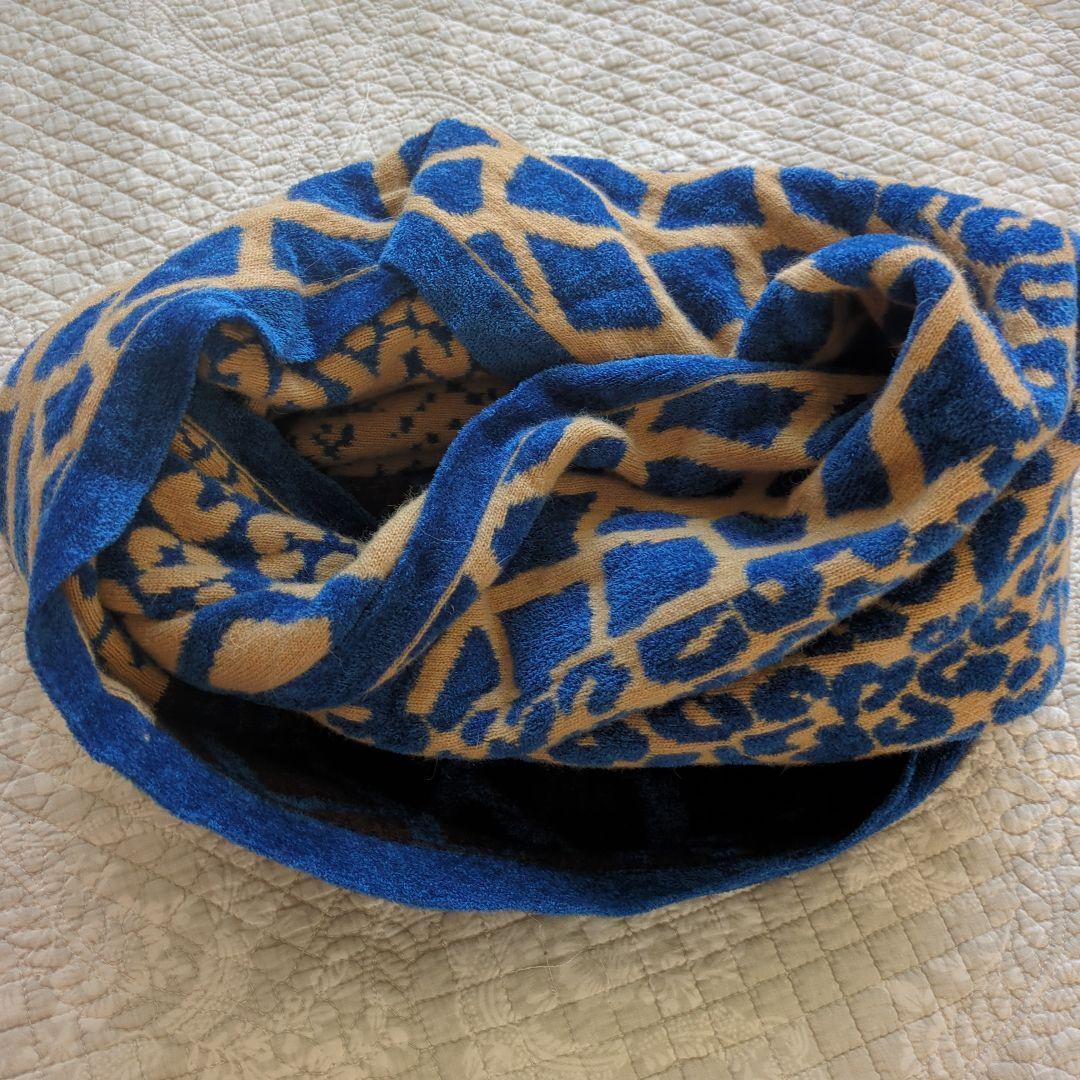 boussole レオパードアンゴラ混スヌード ブソル　 heelandtoe