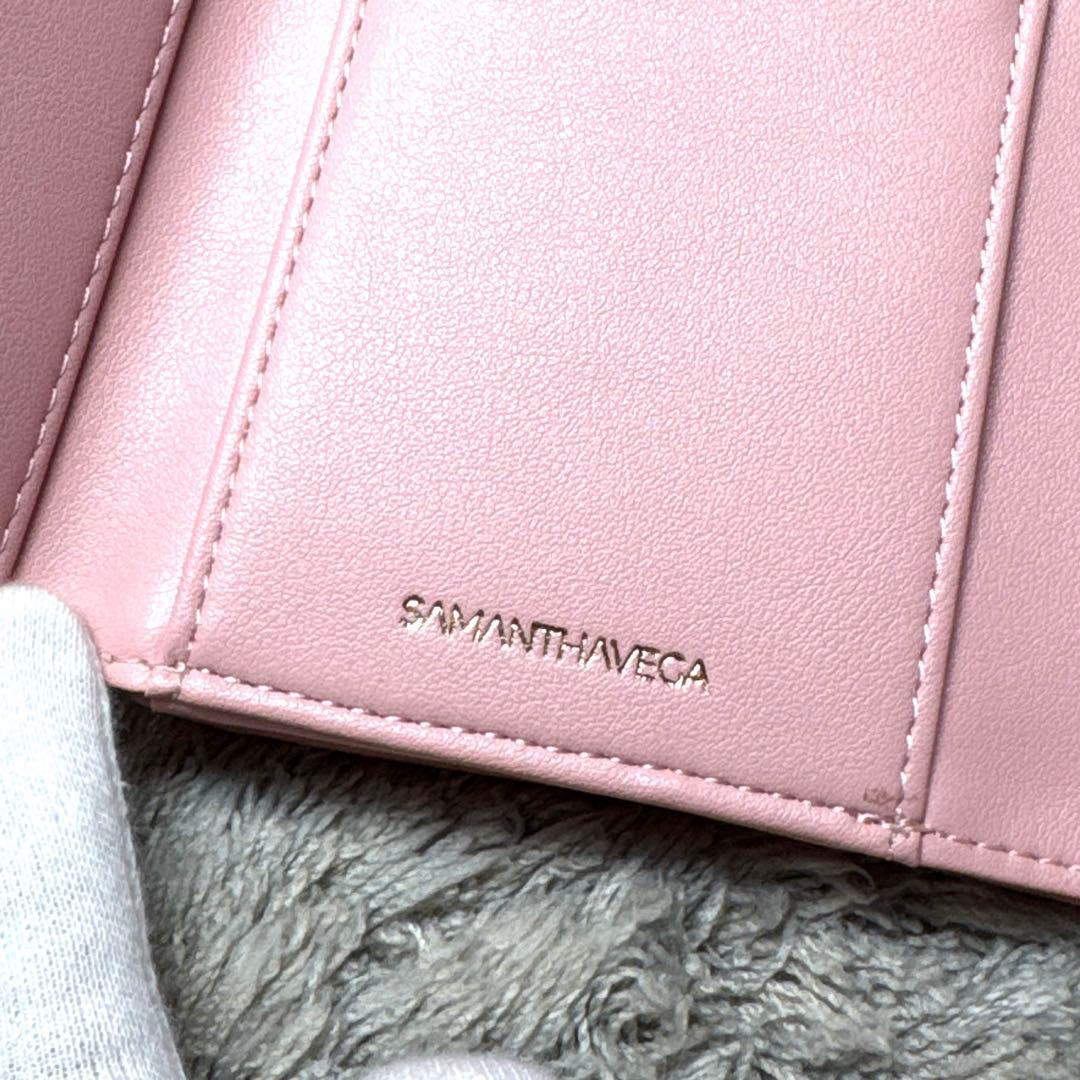 【未使用】SAMANTHA VEGA 三つ折り財布 コンパクトウォレット ピンク