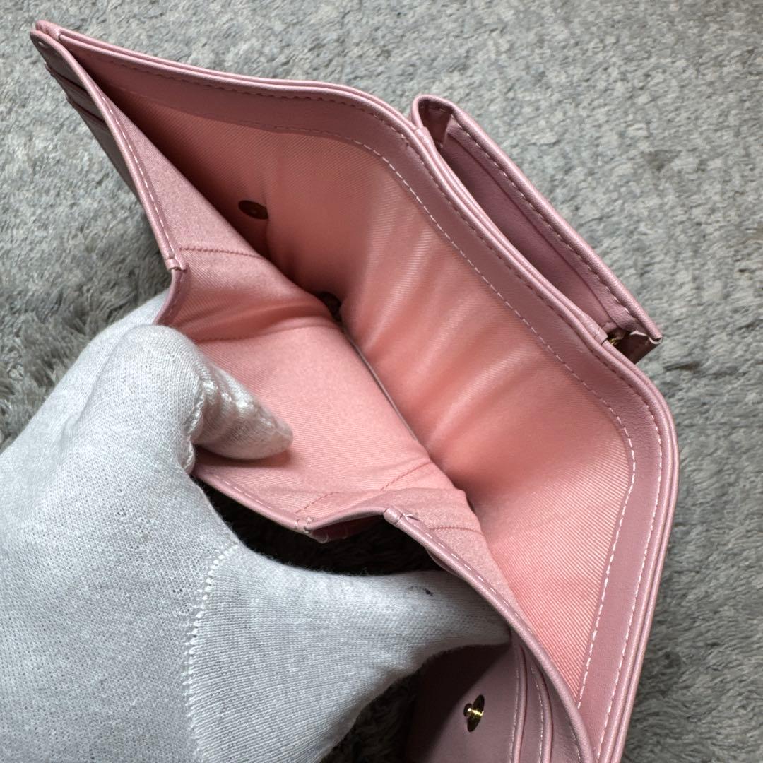 【未使用】SAMANTHA VEGA 三つ折り財布 コンパクトウォレット ピンク