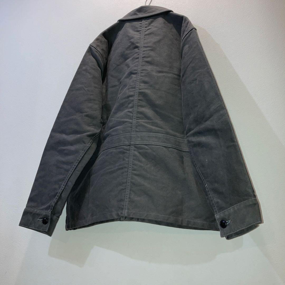 FOB FACTORY フレンチモールスキンジャケット オリーブ F2373 L