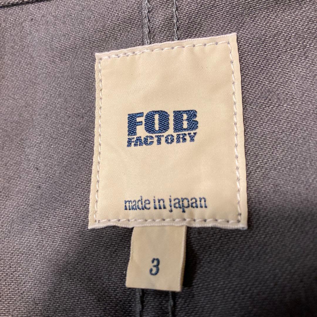 FOB FACTORY フレンチモールスキンジャケット オリーブ F2373 L