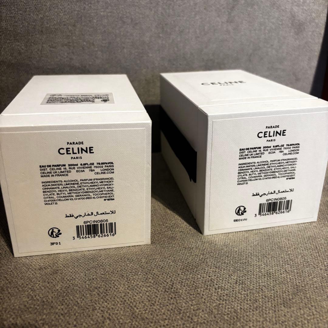 セリーヌ 【香水空瓶】 パラード CELINE PARADE 200ml ×2本