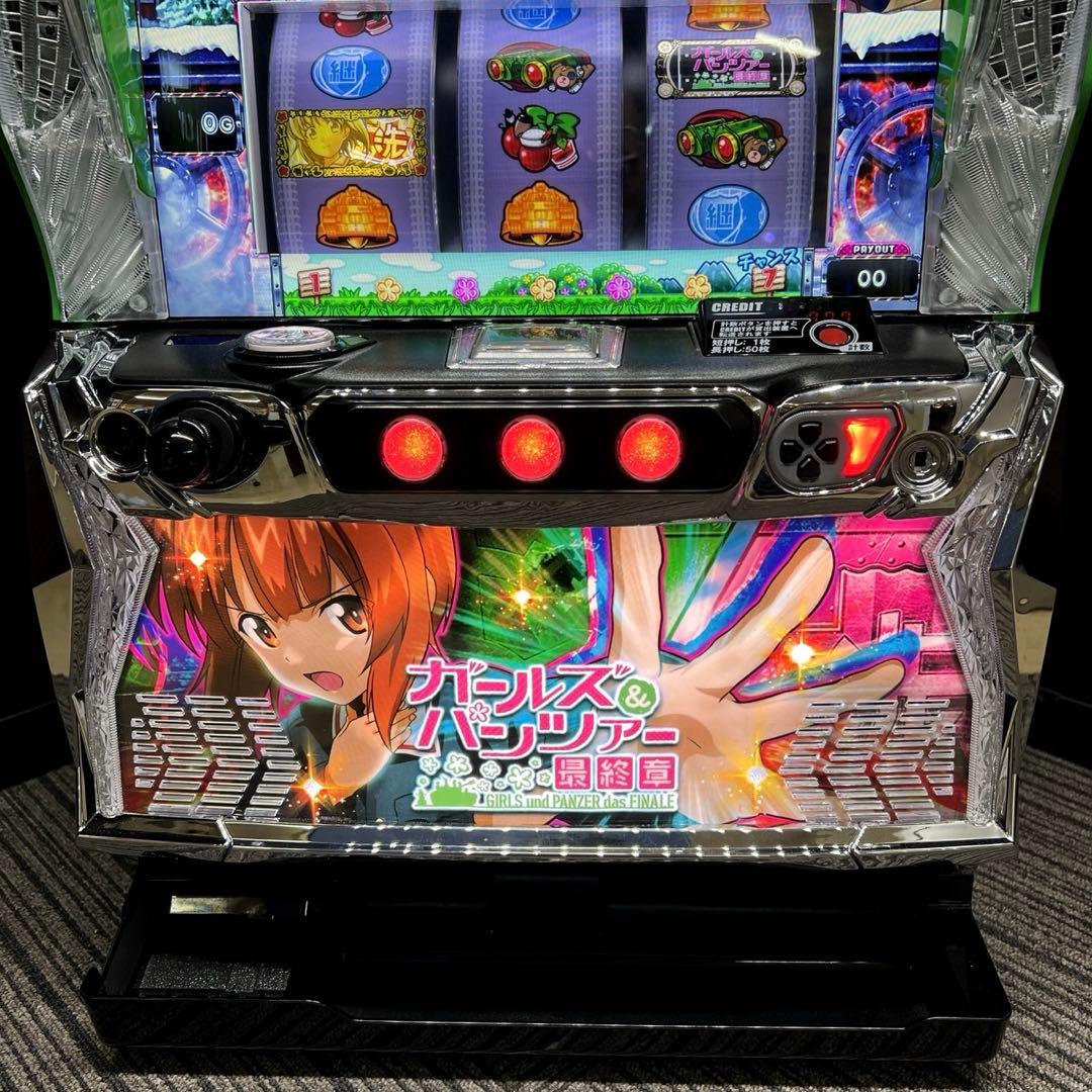 スマスロ「ガールズ&パンツァー 最終章」　送料無料　パチスロ実機