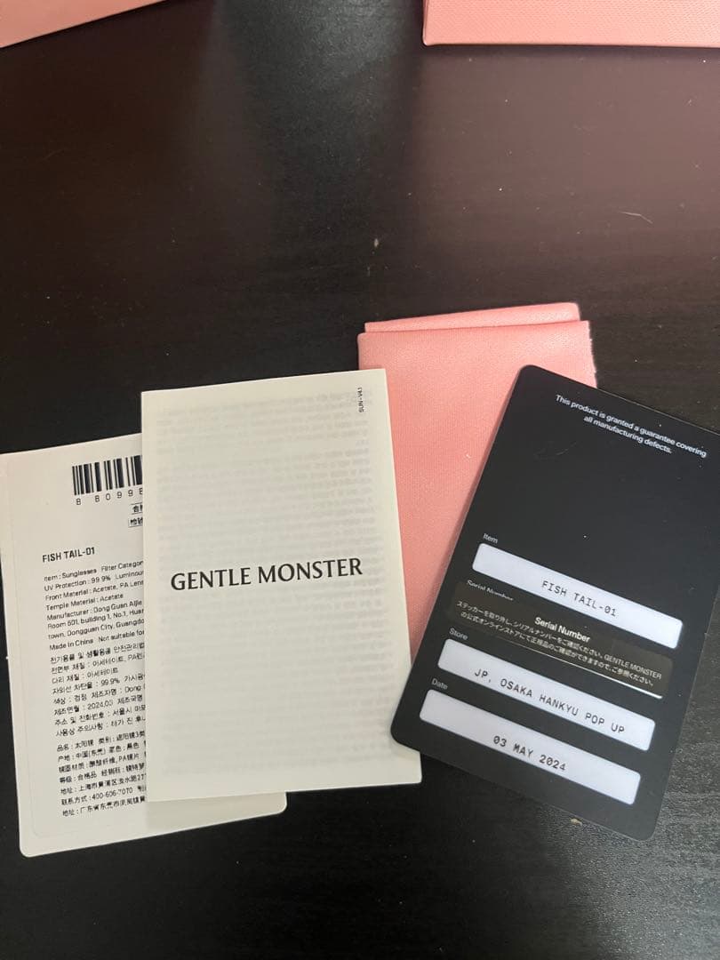 小物 GENTLE MONSTER Jennie