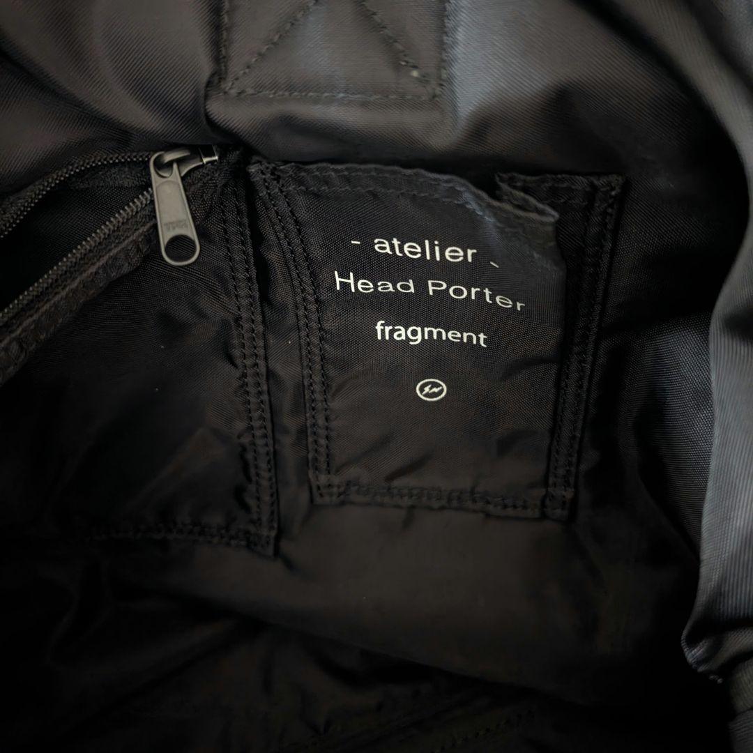 HEAD PORTER × FRAGMENT トートバッグ A4 ミラージュ 黒