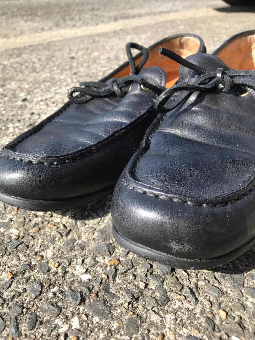 Polo Ralph Lauren デッキシューズ　モカシン　黒　27cm