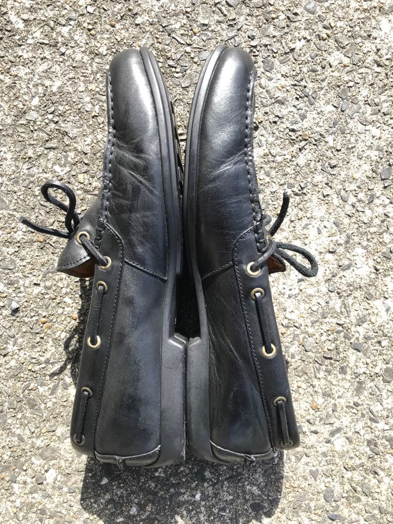 Polo Ralph Lauren デッキシューズ　モカシン　黒　27cm