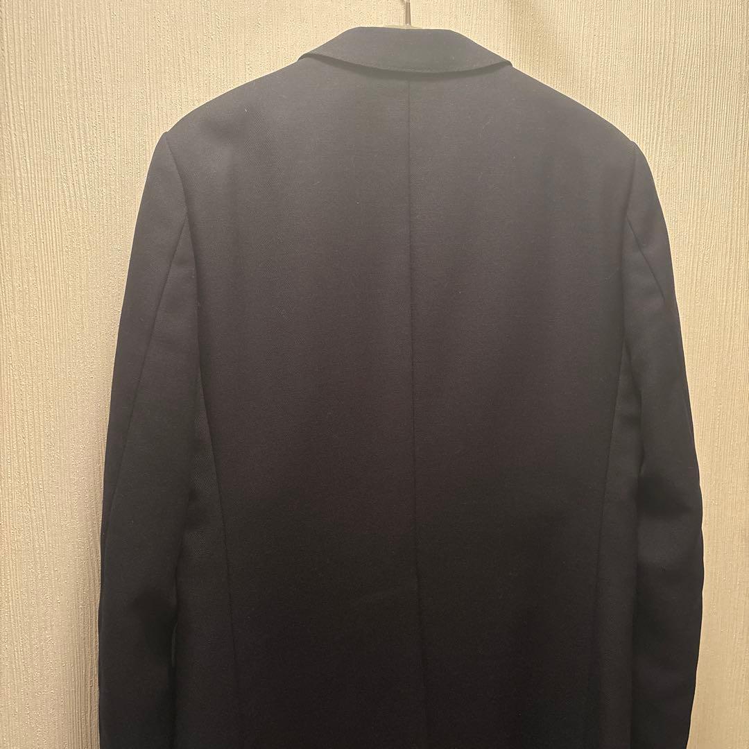 テーラードジャケット　フランス製　濃紺　シングル