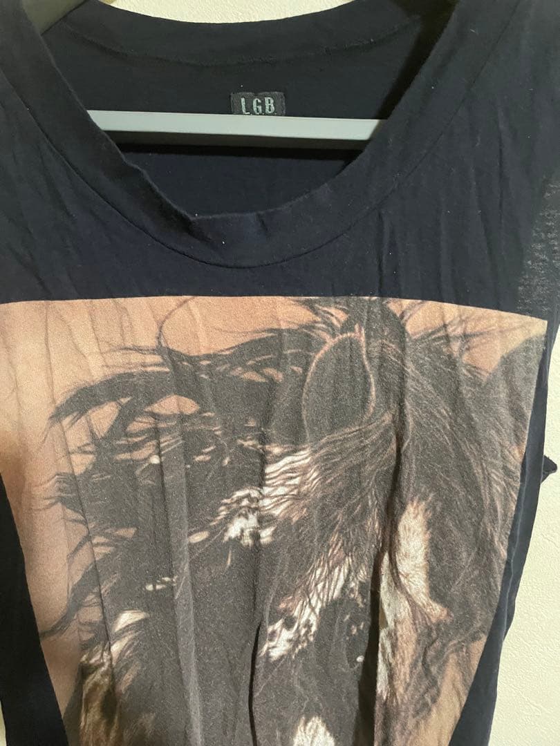 C*e様 【一点物】LGB ライオンプリント ノースリーブTシャツ【激レア】値下