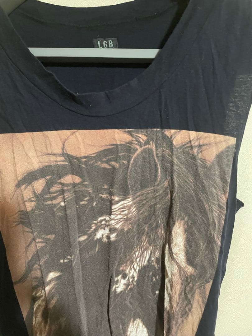 C*e様 【一点物】LGB ライオンプリント ノースリーブTシャツ【激レア】値下