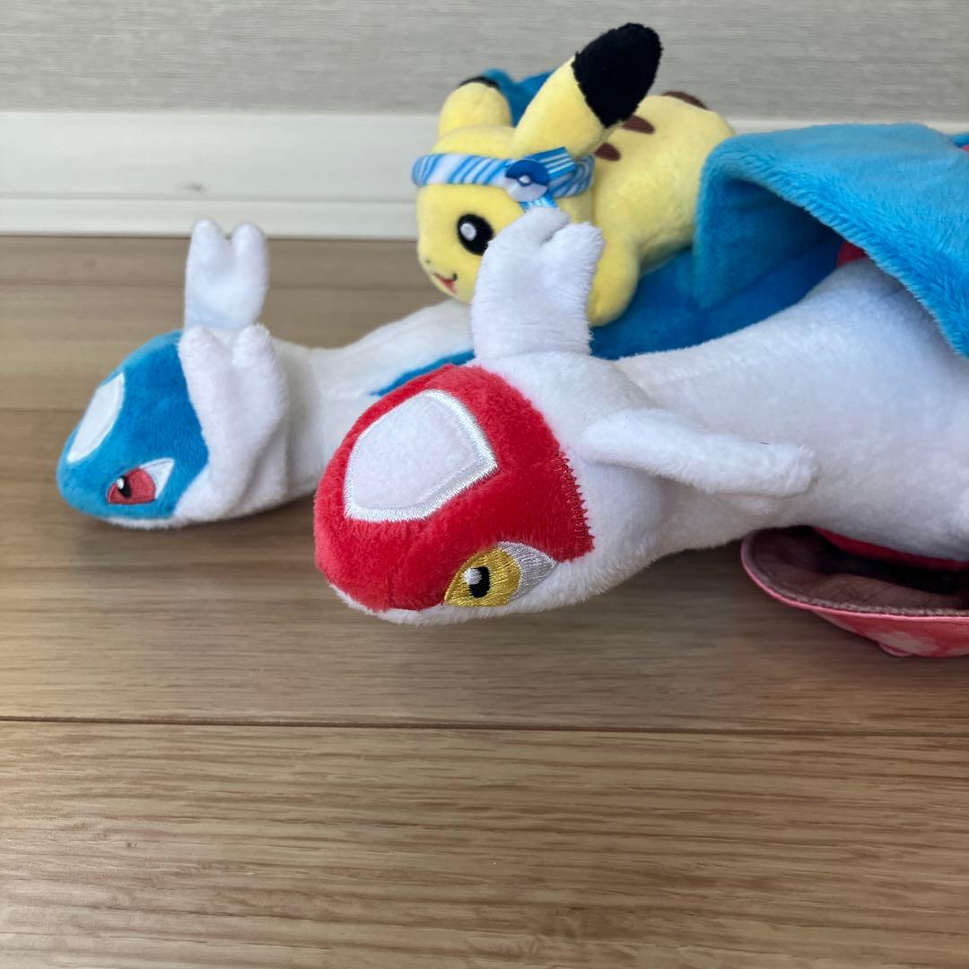 ぬいぐるみ ラティアス ラティオス ピカチュウ ポケモンセンター フクオカ R