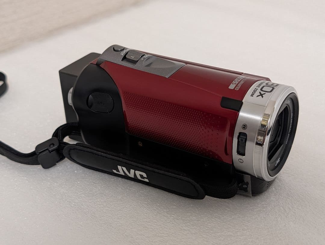 JVC ビデオカメラ GZ-HM199-R Everio エブリオ レッド