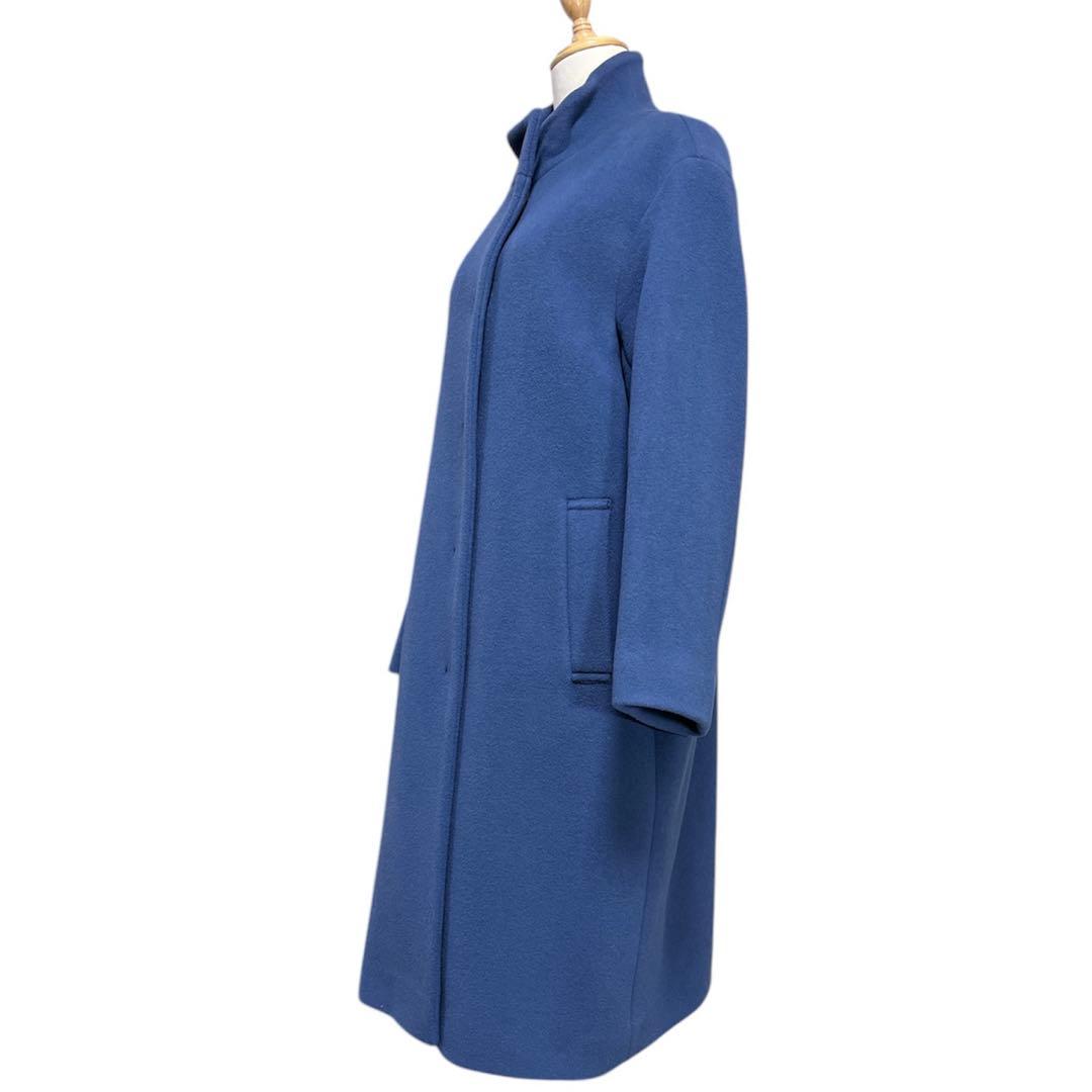 美品 23区 ダブルクロスベロアスタンドカラー コート M 中村アン