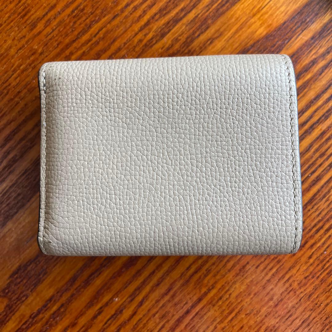 値下げ交渉OK。LOEWE ベージュ 二つ折り財布 保存袋付き