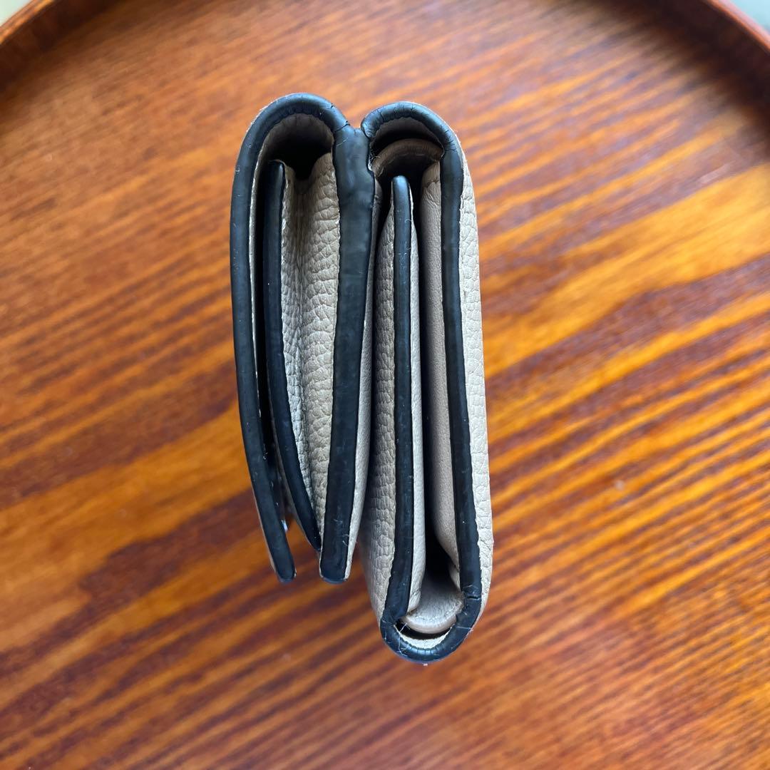 値下げ交渉OK。LOEWE ベージュ 二つ折り財布 保存袋付き