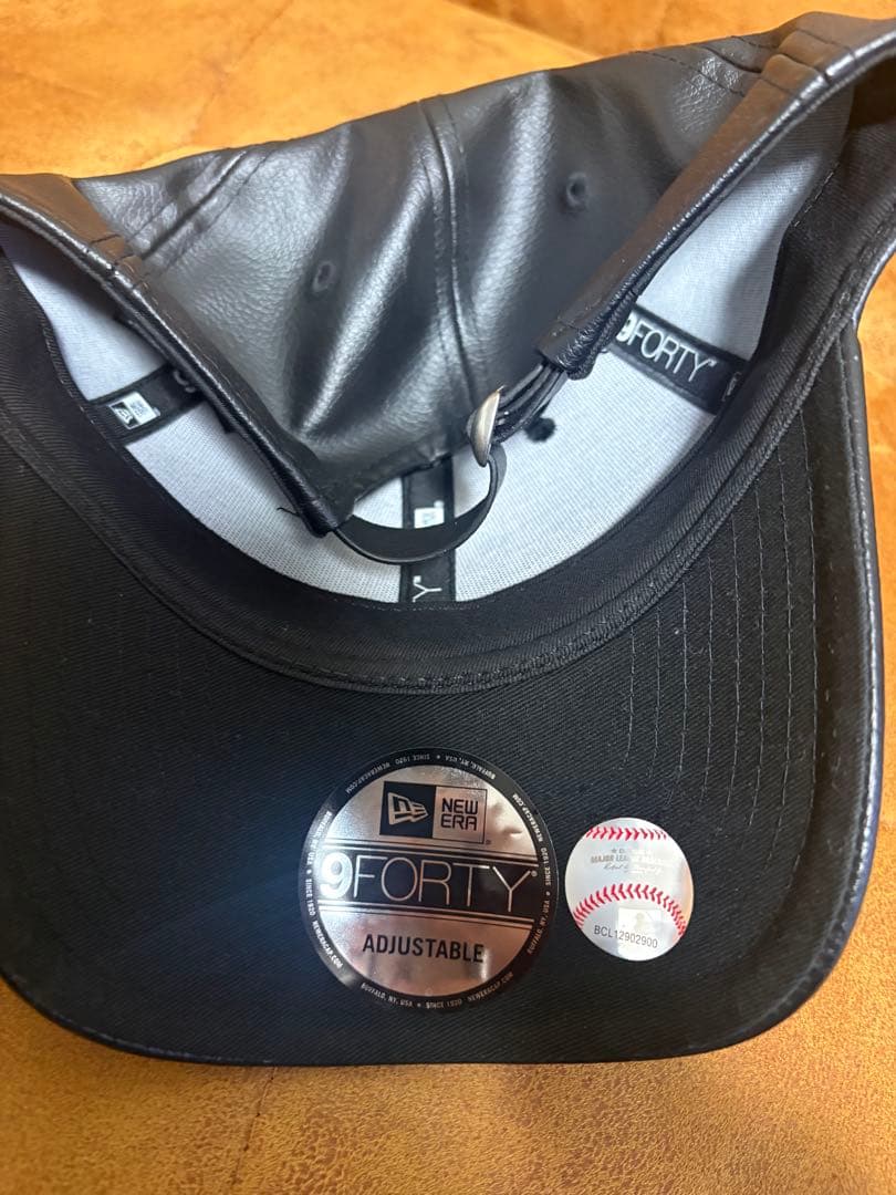 宮*次様 the cap 別注　ブラックレザー　キャップ